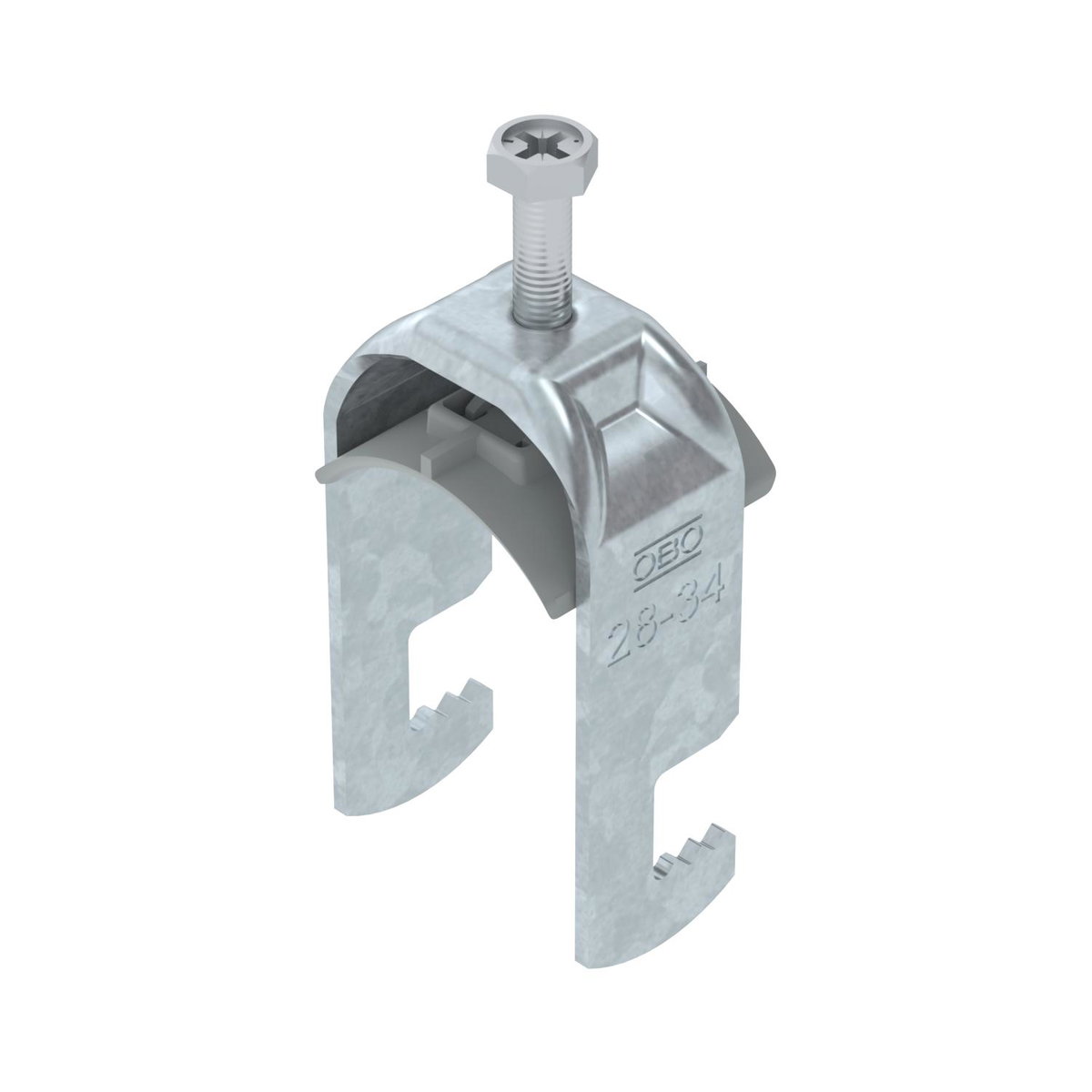 Abraçadeira BBS 2056 28-34mm Aço Galvanizado por imersão a quente após maquinação