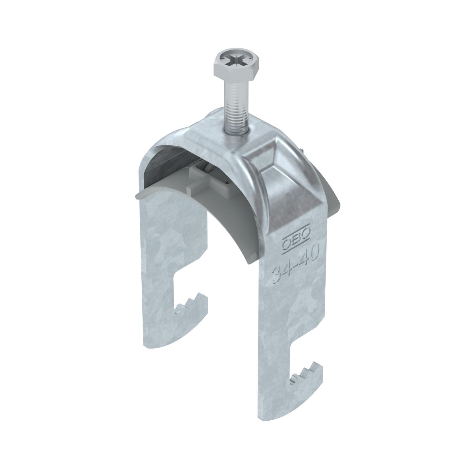 Abraçadeira BBS 2056 34-40mm Aço Galvanizado por imersão a quente após maquinação