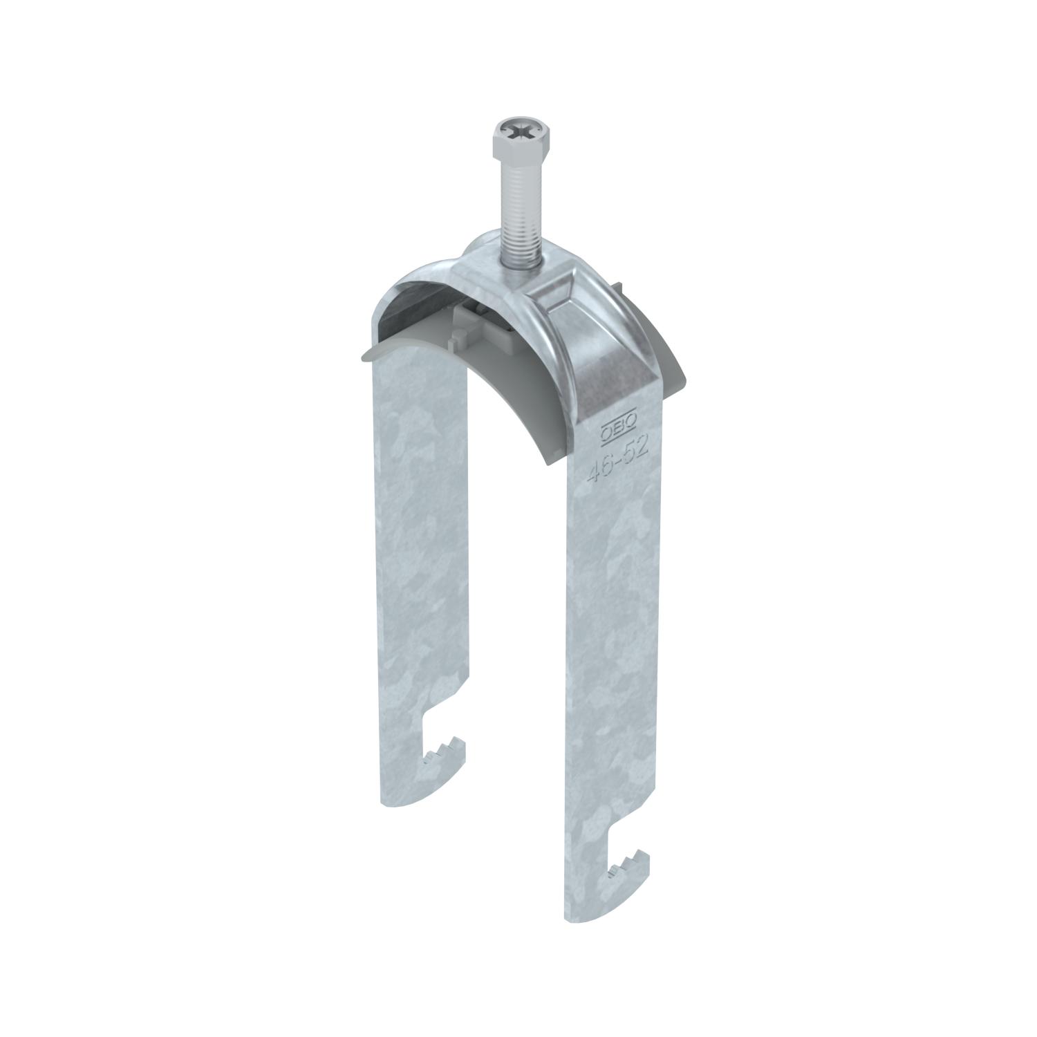 Abraçadeira BBS 2056 dupla 46-52mm Aço Galvanizado por imersão a quente após maquinação