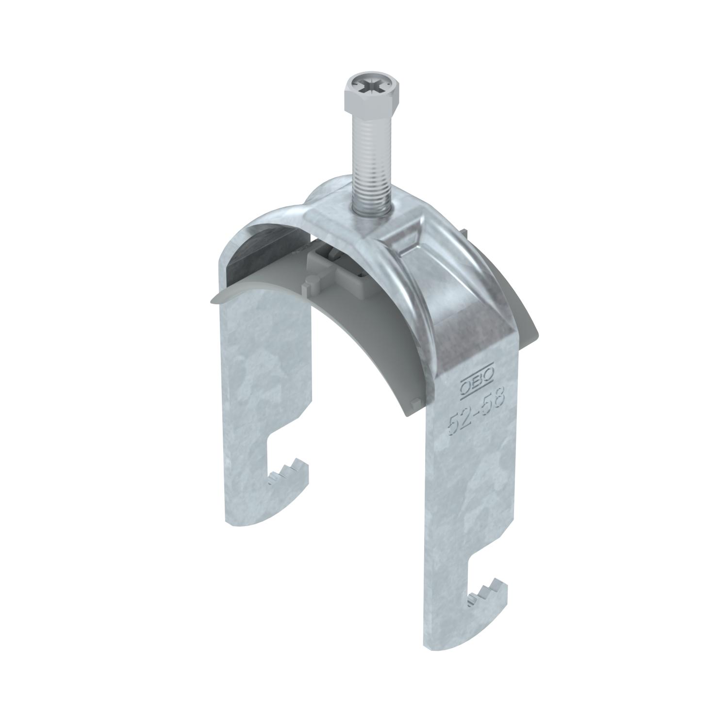 Abraçadeira BBS 2056 52-58mm Aço Galvanizado por imersão a quente após maquinação