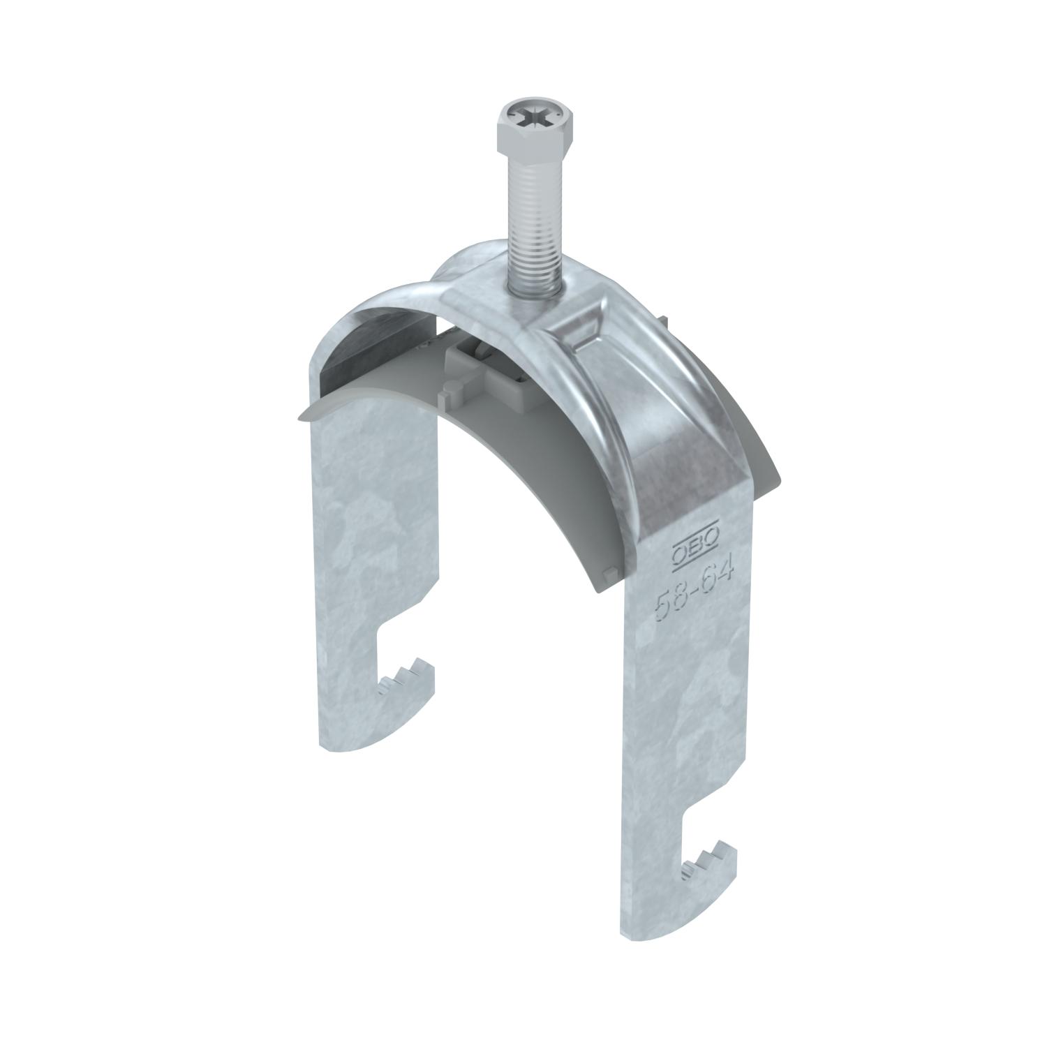 Abraçadeira BBS 2056 58-64mm Aço Galvanizado por imersão a quente após maquinação