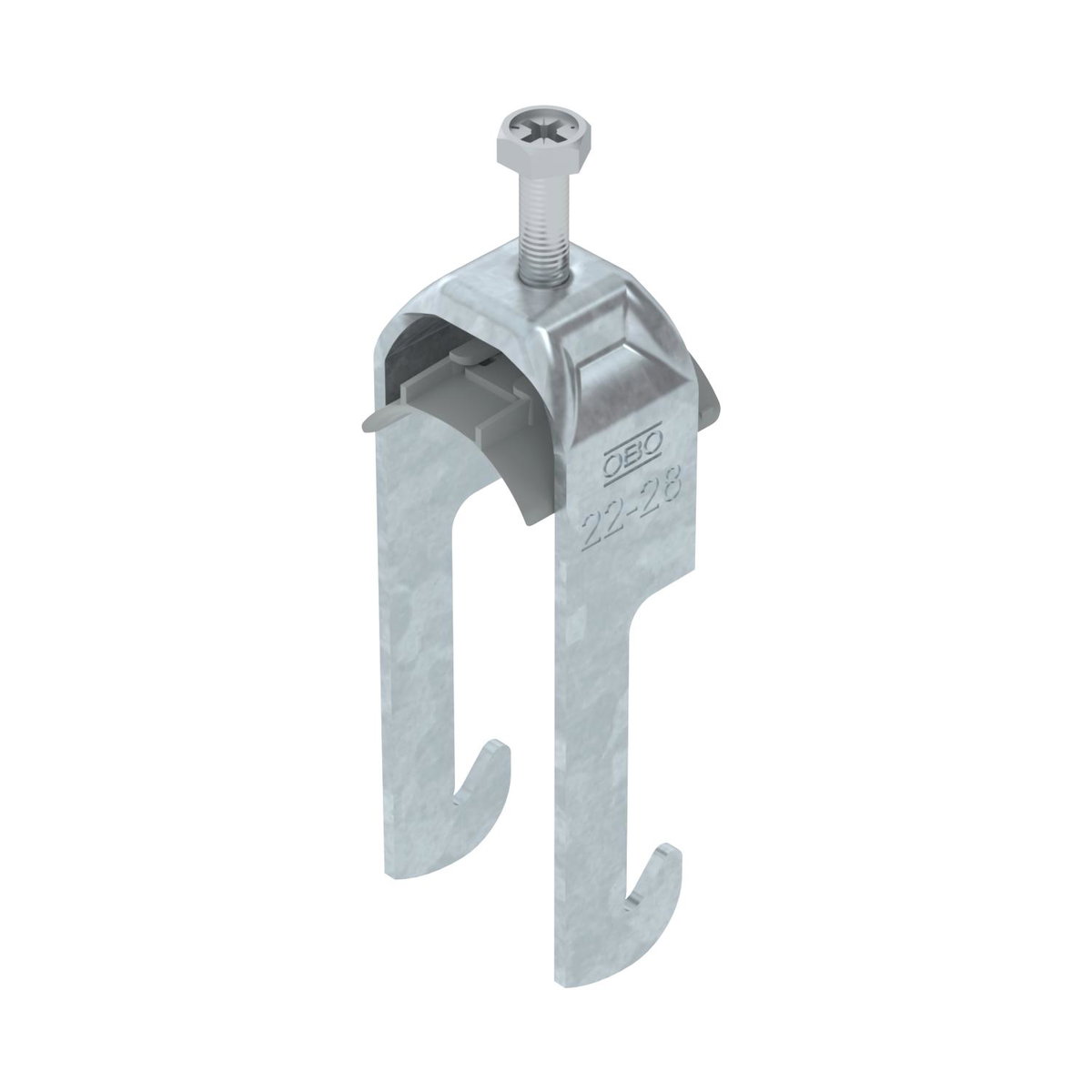 Abraçadeira BBS 2056 22-28mm Aço Galvanizado por imersão a quente após maquinação