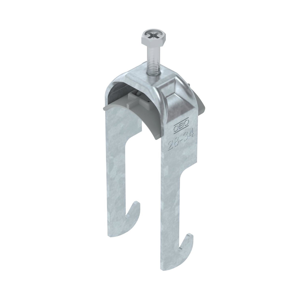 Abraçadeira BBS 2056 28-34mm Aço Galvanizado por imersão a quente após maquinação