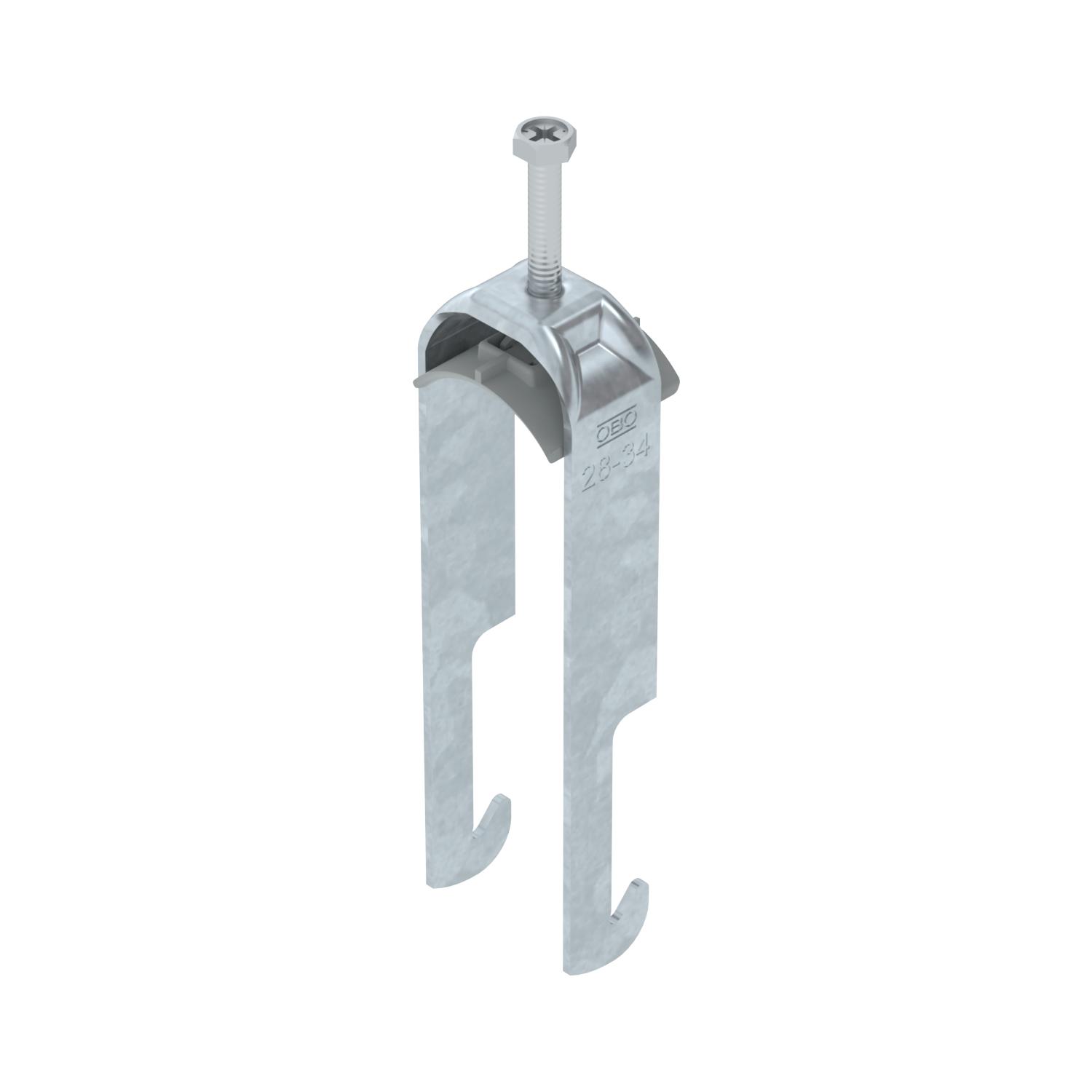Abraçadeira BBS 2056 dupla 28-34mm Aço Galvanizado por imersão a quente após maquinação