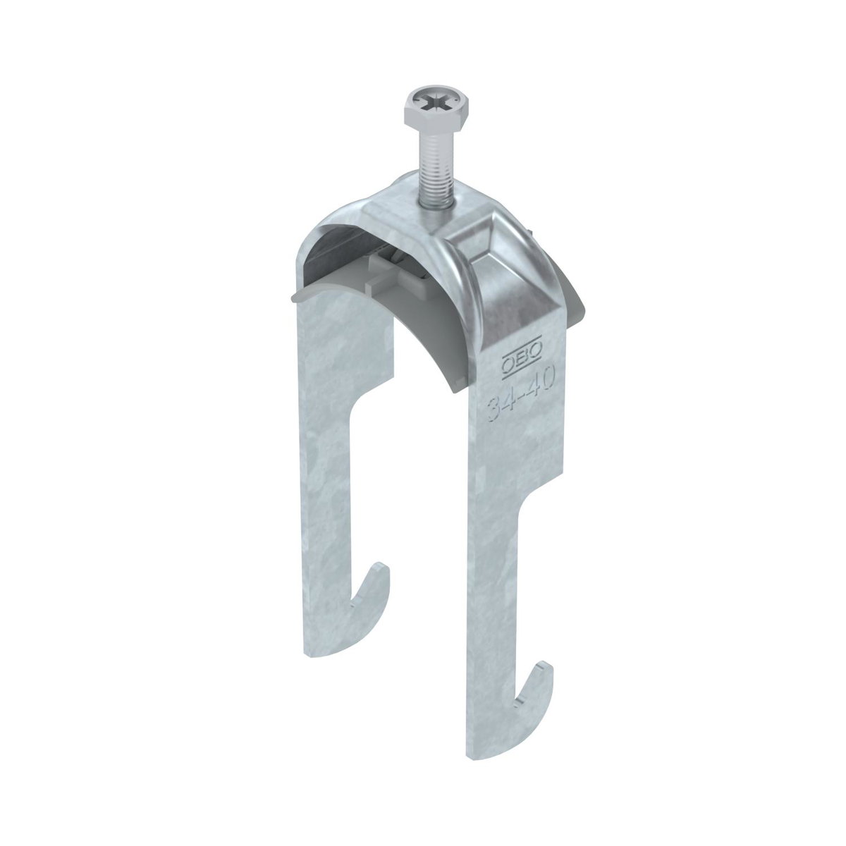 Abraçadeira BBS 2056 34-40mm Aço Galvanizado por imersão a quente após maquinação