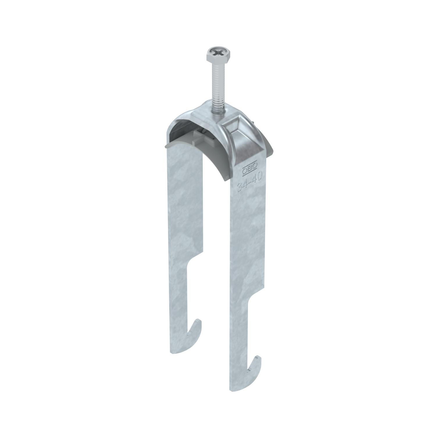 Abraçadeira BBS 2056 dupla 34-40mm Aço Galvanizado por imersão a quente após maquinação