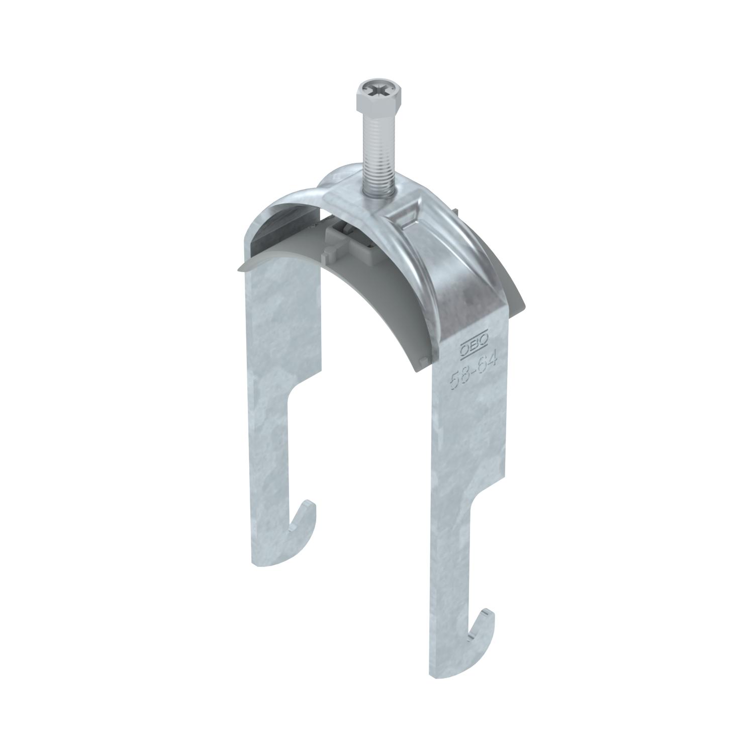 Abraçadeira BBS 2056 58-64mm Aço Galvanizado por imersão a quente após maquinação