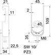 Abraçadeira BBS 2056 34-40mm Alumínio