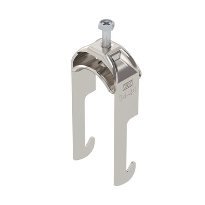 Abraçadeira BBS 2056 34-40mm Aço inoxidável, livre de ferrugem A2 1.4301 brilhante, pós-tratamento