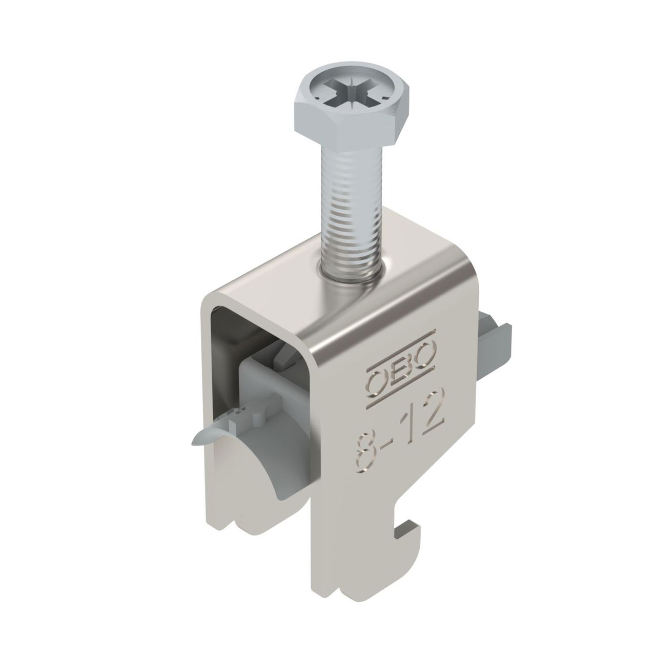 Abraçadeira BBS 2056 08-12mm Aço inoxidável, livre de ferrugem A2 1.4301 brilhante, pós-tratamento