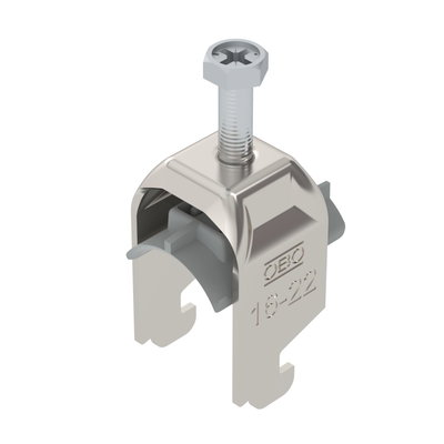 Abraçadeira BBS 2056 16-22mm Aço inoxidável, livre de ferrugem A2 1.4301 brilhante, pós-tratamento
