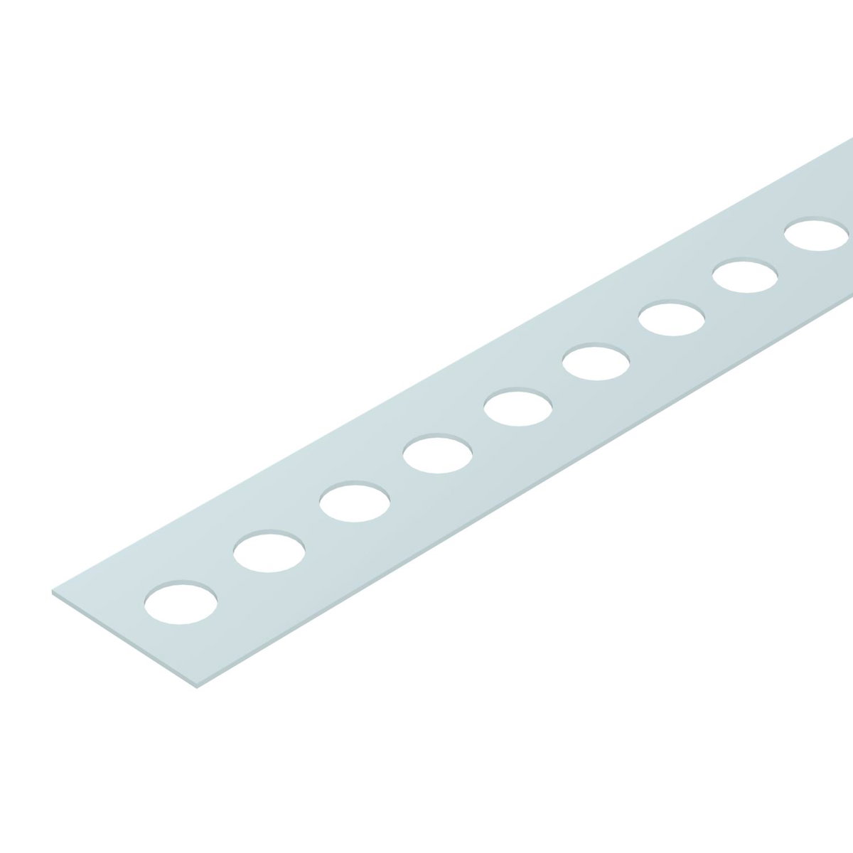 Installation strip perforated 25x0,7mm Aço galvanizado pelo método Sendzimir