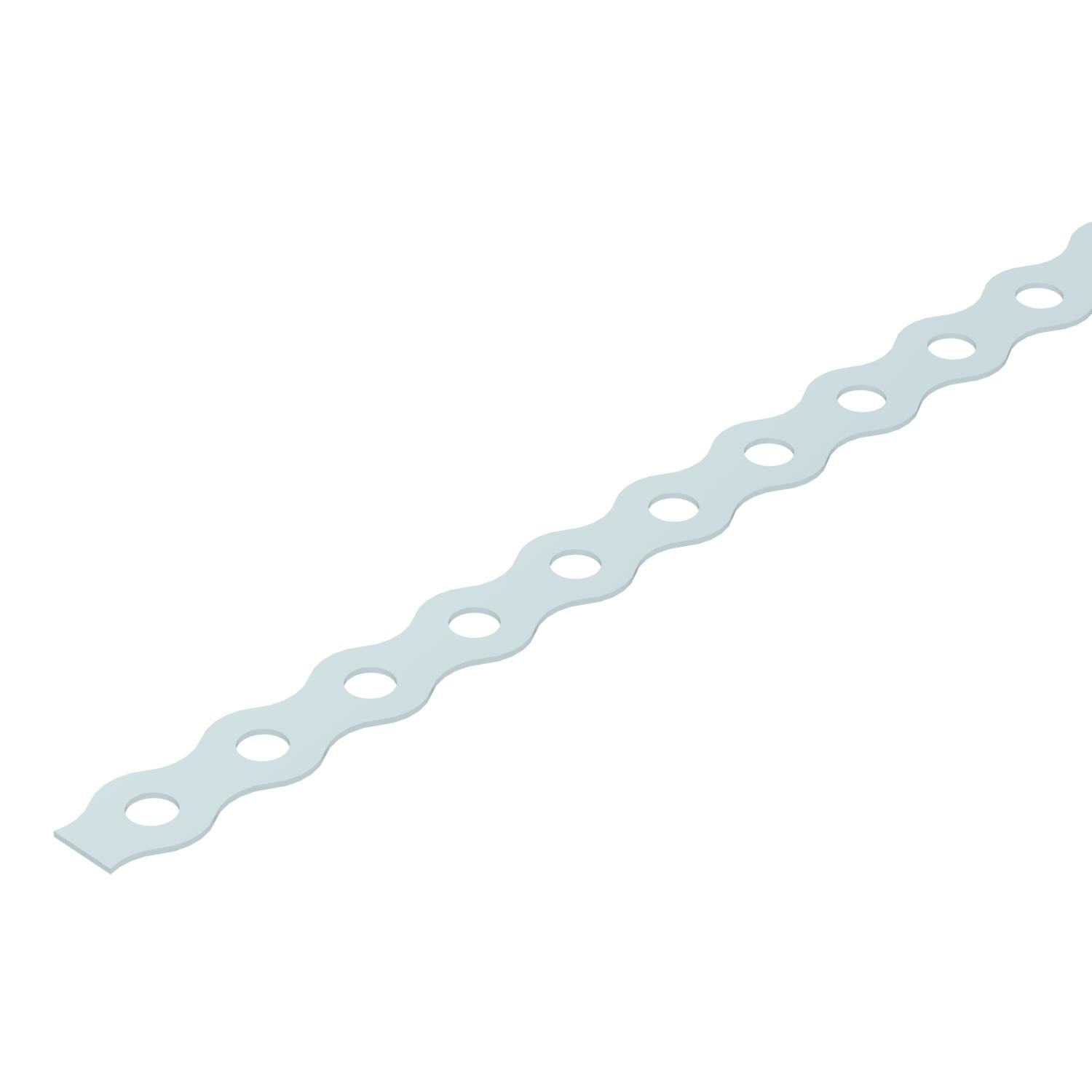 Installation strip perforated 12x0,8mm Aço galvanizado pelo método Sendzimir
