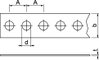 Installation strip perforated 17x0,7mm Aço galvanizado pelo método Sendzimir