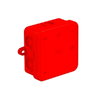 Caixa de derivação 75x75x36 Polietileno vermelho