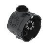 Caixa de aparelhagem UP com parafusos de fixação Ø60mm, H46mm Polipropileno preto negro