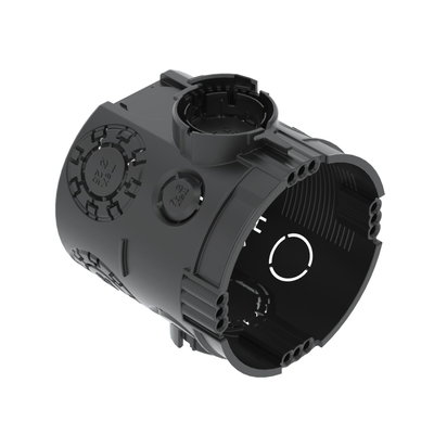 Caixa de aparelhagem UP Ø60mm, H66mm Polipropileno preto negro