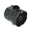 Caixa de aparelhagem UP com parafusos de fixação Ø60mm, H66mm Polipropileno preto negro