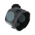 Caixa de aparelhagem UP hermética Ø60mm, H46mm Polipropileno / Elastómero termoplástico preto negro / azul acinzentado