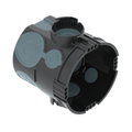 Caixa de aparelhagem UP hermética Ø60mm, H66mm Polipropileno / Elastómero termoplástico preto negro / azul acinzentado