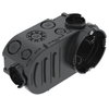 Caixa de eletrónica UP com parafusos de fixação Ø60xH66x148 Polipropileno preto negro