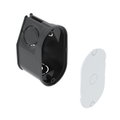Caixa de aplique UP com tampa Ø2x35mm, H35 Polipropileno preto negro