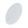 Tampa universal Ø84mm Policarbonato/acrilonitrila-butadieno-estireno branco