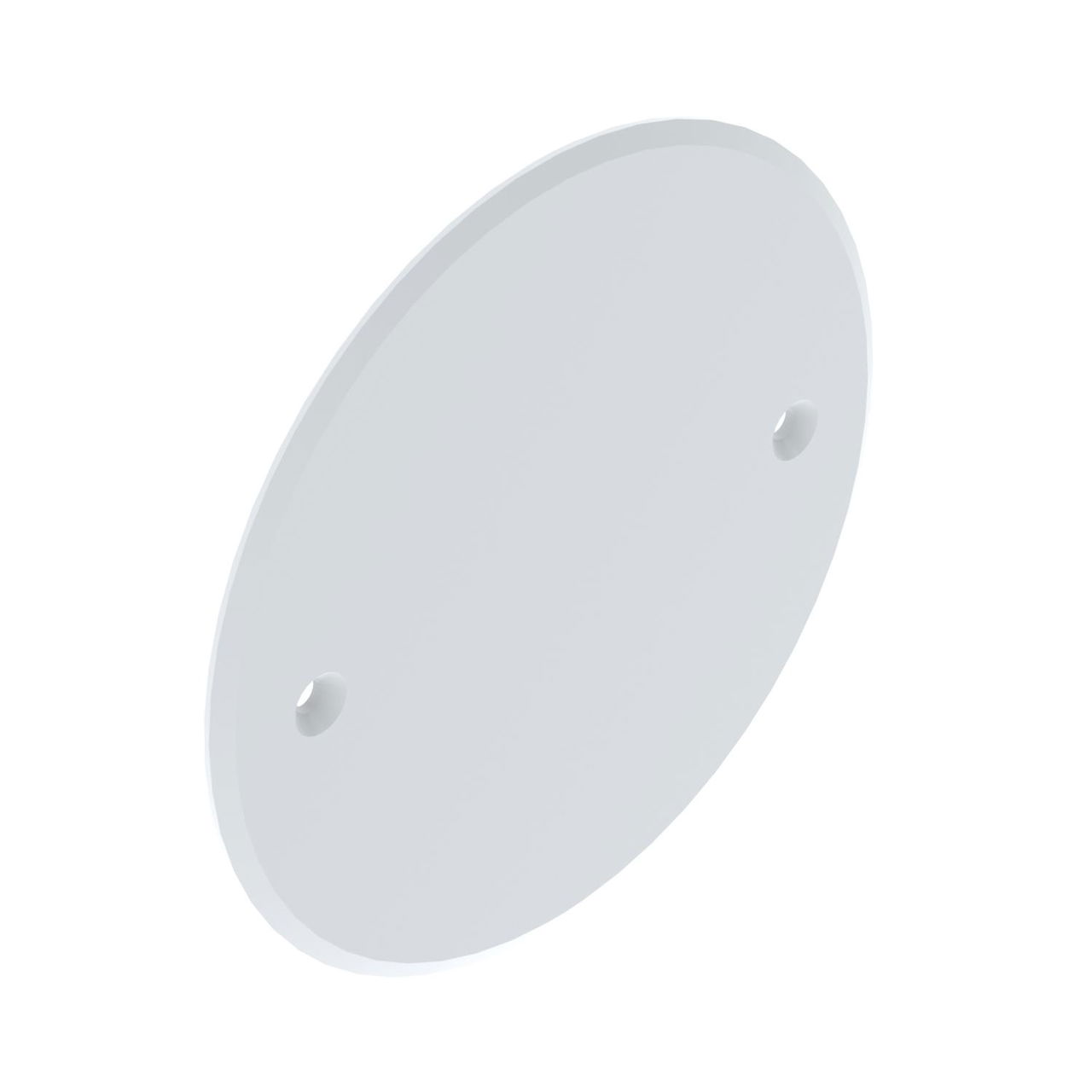 Tampa universal Ø84mm Policarbonato/acrilonitrila-butadieno-estireno branco