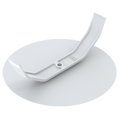 Tampa de mola Ø72 Poliestireno branco