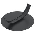 Sprung lid Ø72 Poliestireno preto