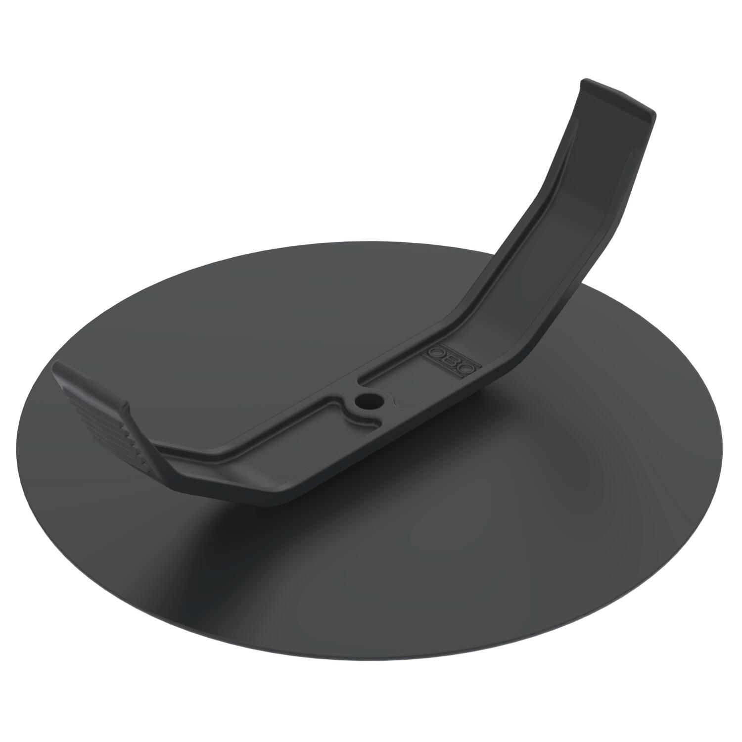 Sprung lid Ø72 Poliestireno preto