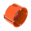 Caixa de aparelhagem HW Ø68mm, H47mm Polipropileno cor-de-laranja