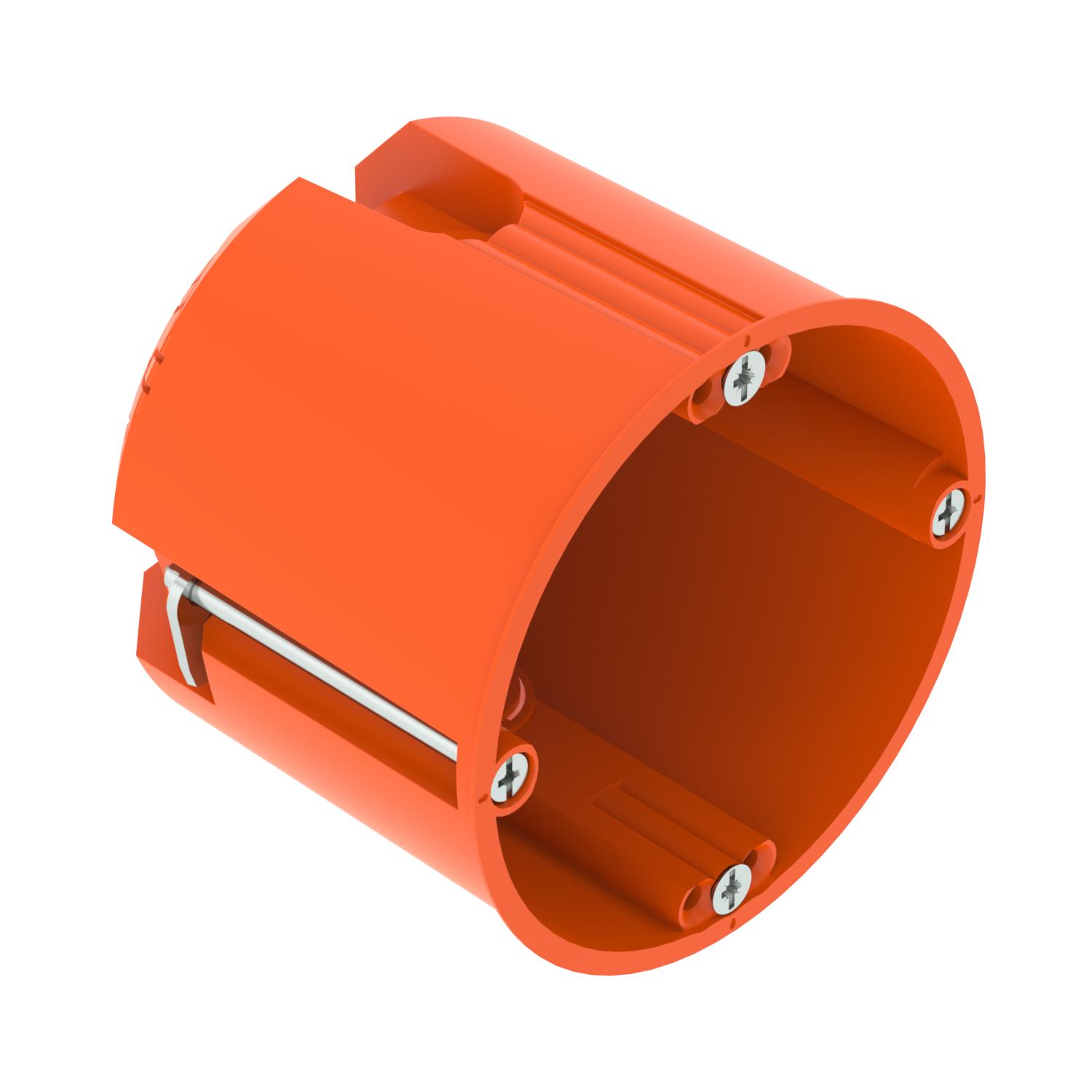 Caixa de aparelhagem HW Ø68mm, H61mm Polipropileno cor-de-laranja