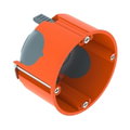 Caixa de aparelhagem HW hermética Ø68mm, H47mm Polipropileno / Elastómero termoplástico cor de laranja / cinzento