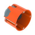 Caixa de aparelhagem HW hermética Ø68mm, H61mm Polipropileno / Elastómero termoplástico cor de laranja / cinzento