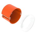 Caixa de aparelhagem HW CEE/PERILEX com vedante Ø74mm, H61mm Polipropileno cor-de-laranja