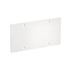 Tampa UP/HW versão dupla 145x75x2 Policarbonato/acrilonitrila-butadieno-estireno branco