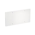 Tampa UP/HW versão dupla 145x75x2 Policarbonato/acrilonitrila-butadieno-estireno branco