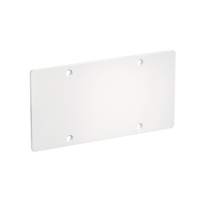 Tampa UP/HW versão dupla 145x75x2 Policarbonato/acrilonitrila-butadieno-estireno branco