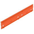 Chapa de furação 160x31x6 Polipropileno cor-de-laranja