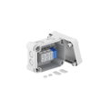 Caixa de derivação Terminal ramal linha principal 150x116x86 Policarbonato cinzento claro RAL 7035