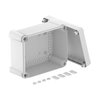 Caixa vazia 240x191x125 Policarbonato cinzento claro RAL 7035