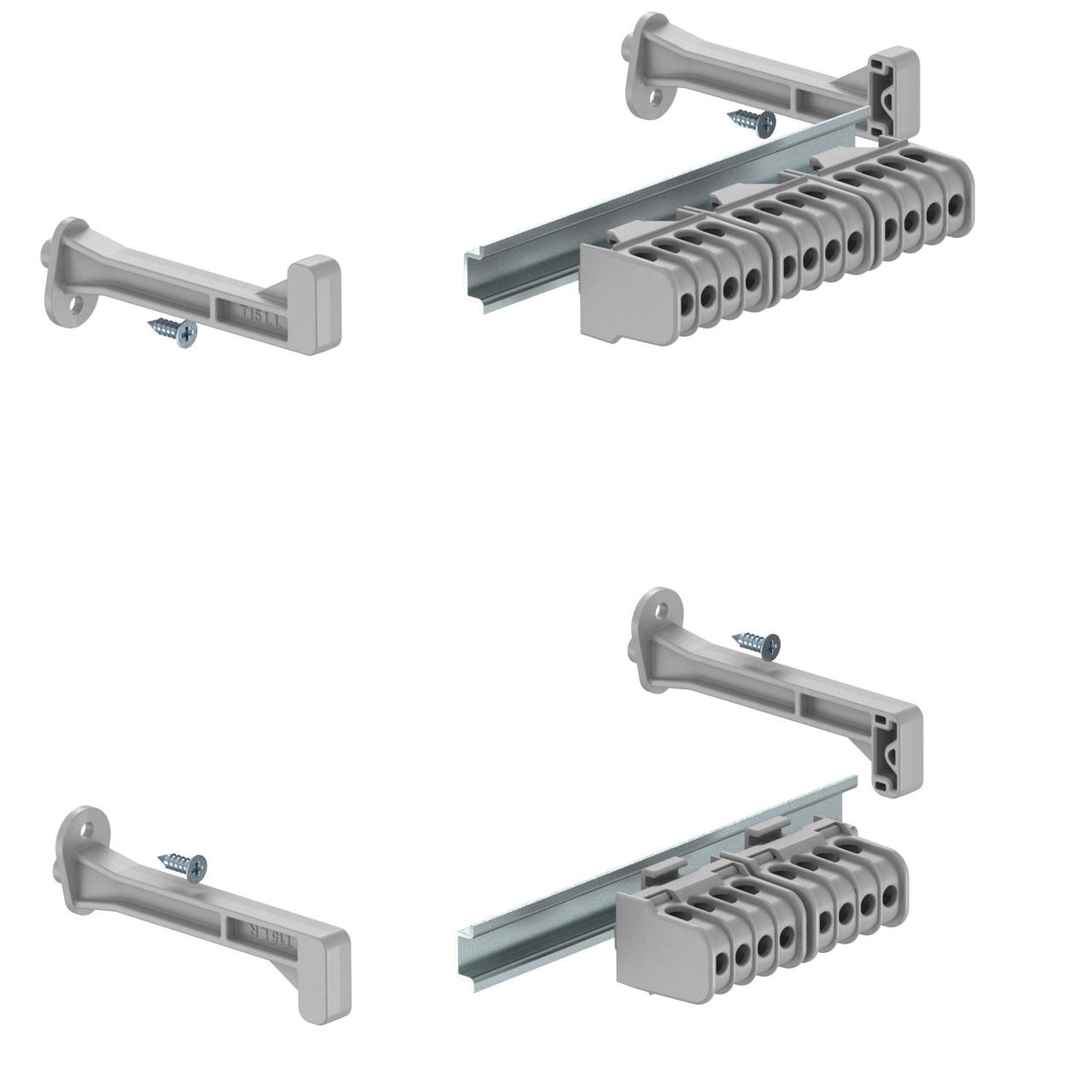 Terminal strip pack with screw terminals 6-16mm²