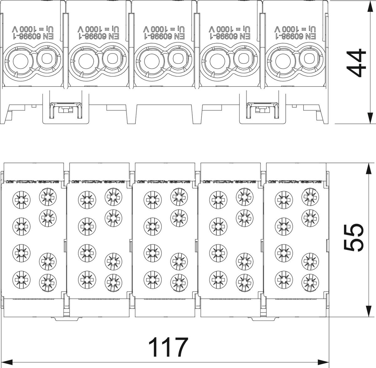 Main line branch terminal 25/35mm² – Imagem 2 de 2