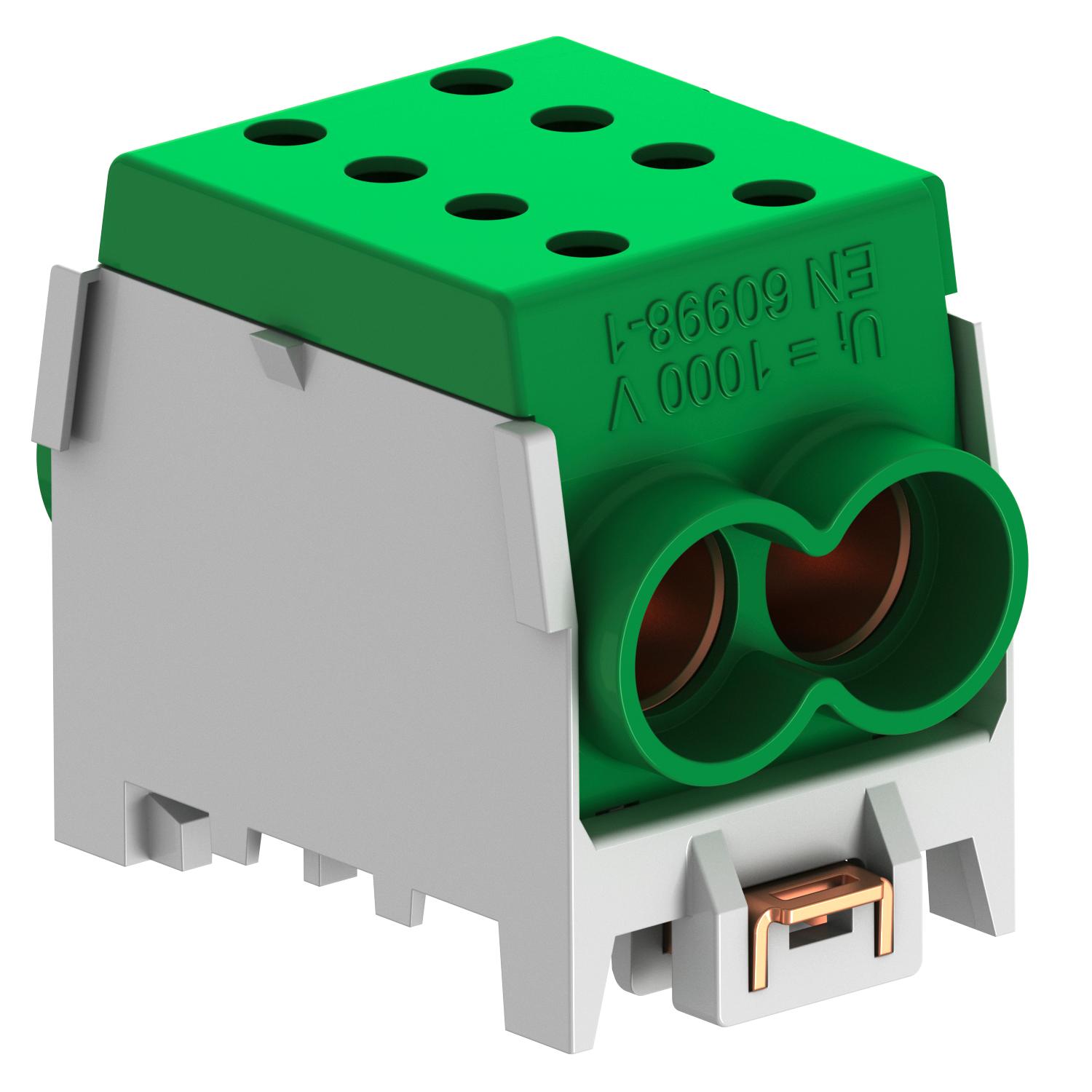 Main line branch terminal 70/70mm² cinzento / verde