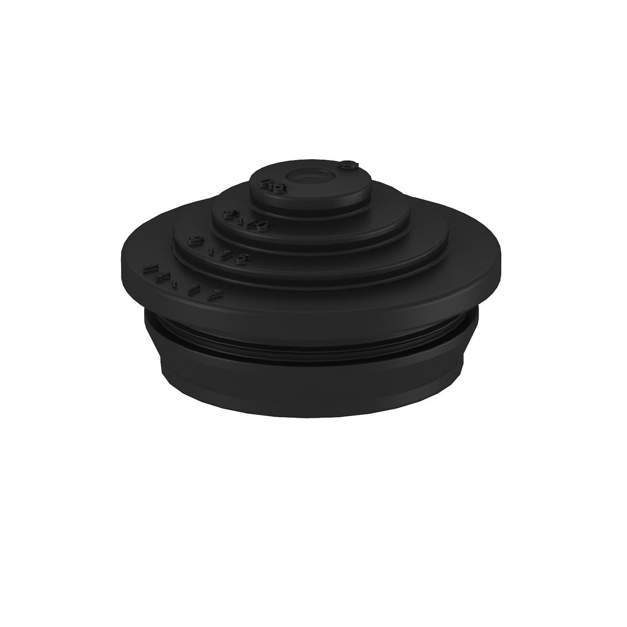 Bucim flexível espessura da parede de 3mm M20 Elastómero termoplástico preto