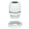 Bucim com porca PG29 Poliamida cinzento claro RAL 7035