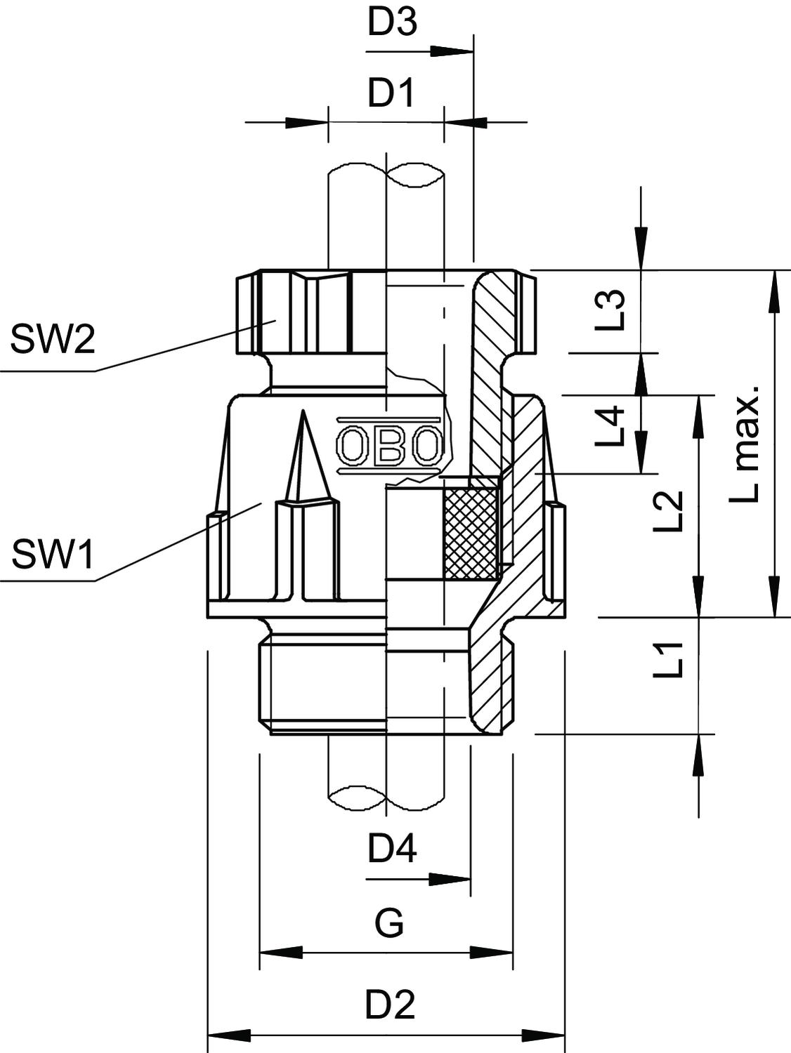 Bucim PG42 Poliestireno cinzento claro RAL 7035 – Imagem 2 de 2