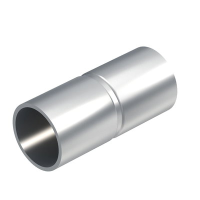 União de alumínio sem rosca Ø20mm Alumínio