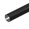 Tubo metálico sem rosca Ø63, 3000mm Aço PES50 - Poliéster/Epóxido preto RAL 9005